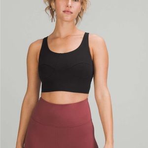 Lululemon Black Nulu Front-Darting Yoga Bra *Light Support, B/C Cup